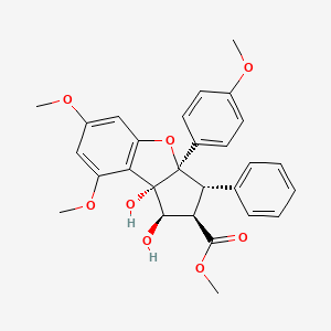 Chemical structure of Aglafolin