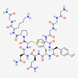 Chemical structure of Terlipressin