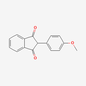 Chemical structure of Anisindione