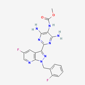 Chemical structure of Vericiguat