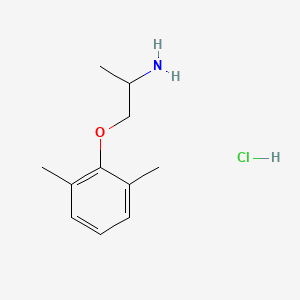 Chemical structure of Mexiletine Hydrochloride