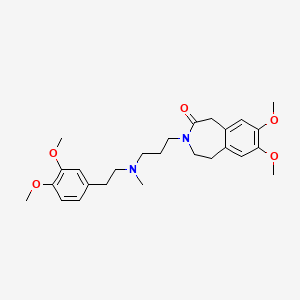 Chemical structure of Zatebradine