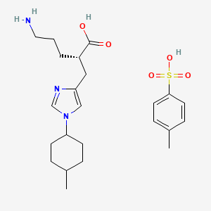 Chemical structure of DS-1040 Tosylate