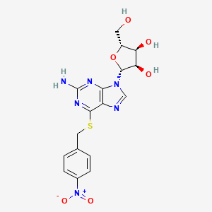 Chemical structure of NBTGR