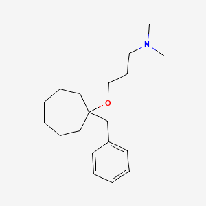 Chemical structure of Bencyclane