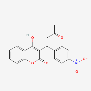 Chemical structure of Acenocoumarol