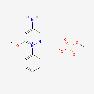 Chemical structure of Amezinium Metilsulfate
