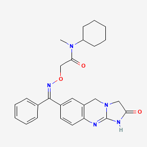 Chemical structure of R 80123