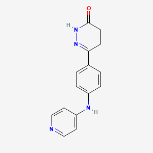 Chemical structure of Senazodan