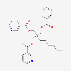 Chemical structure of Hepronicate