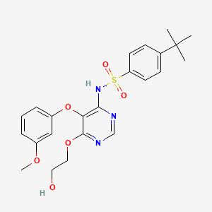 Chemical structure of Ro 46-2005