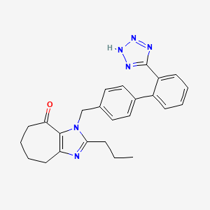Chemical structure of Pratosartan (FW 7203)