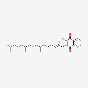 Chemical structure of Vitamin K