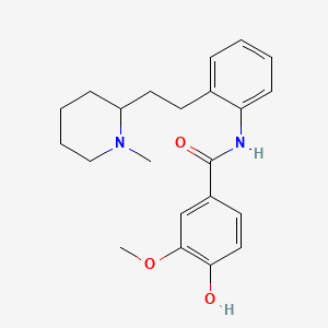 Chemical structure of Modecainide (BMY 40327)