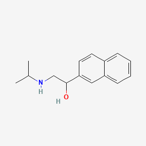 Chemical structure of Pronethalol