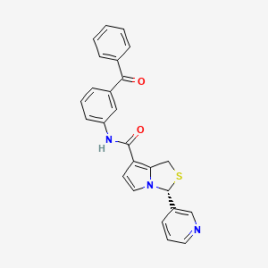 Chemical structure of Tulopafant (RP 59227)