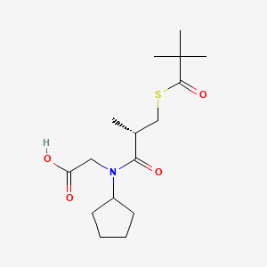 Chemical structure of Pivopril
