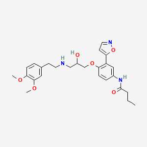 Chemical structure of Ecastolol