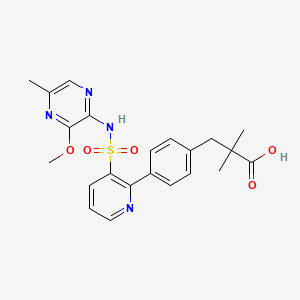 Chemical structure of ZD-1611