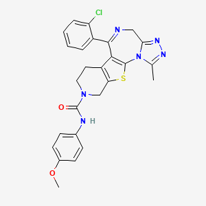 Chemical structure of Setipafant