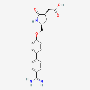 Chemical structure of Fradafiban