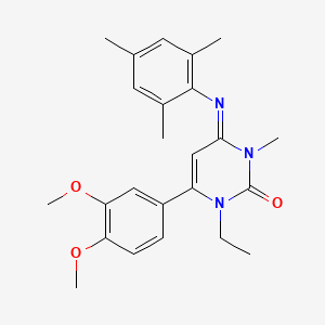 Chemical structure of FR 58664