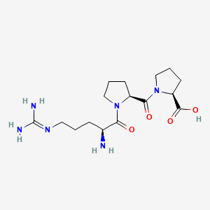 Chemical structure of Bradykinin 1-3