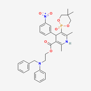 Chemical structure of Efonidipine