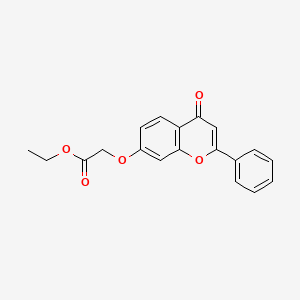 Chemical structure of Efloxate