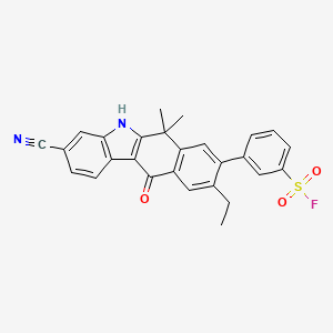 Chemical structure of SRPKIN-1