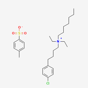 Chemical structure of Clofilium tosylate
