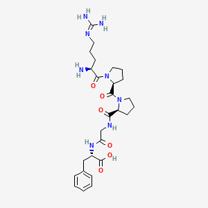 Chemical structure of Bradykinin 1-5