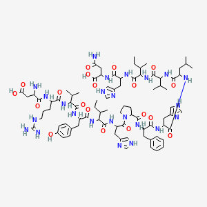 Chemical structure of Angiotensinogen (1-14), human