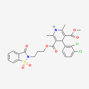 Chemical structure of Calcium channel-modulator-1