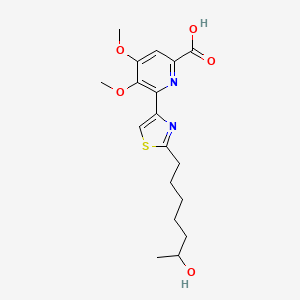 Chemical structure of (±)-WS75624B