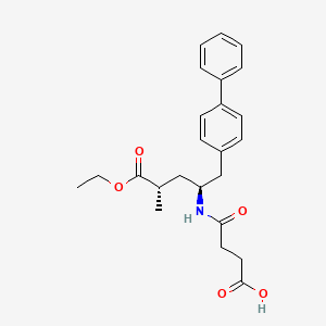 Chemical structure of 2S,4S-Sacubitril