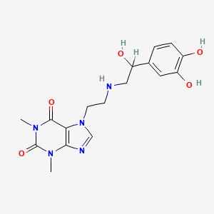 Chemical structure of Theodrenaline ((±)-Theodrenaline)