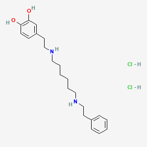 Chemical structure of Dopexamine Hydrochloride
