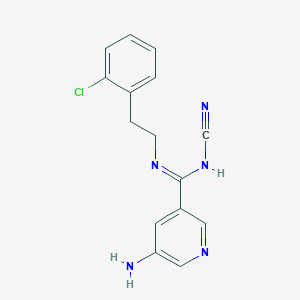 Chemical structure of KRN4884