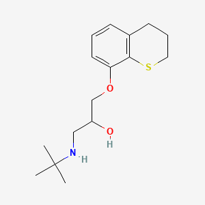 Chemical structure of Tertatolol