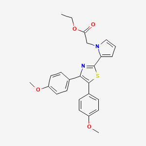 Chemical structure of Pamicogrel