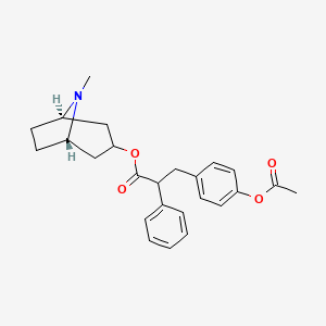 Chemical structure of Tropodifene