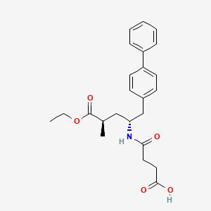 Chemical structure of 2R,4R-Sacubitril