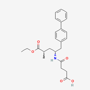Chemical structure of 2R,4S-Sacubitril