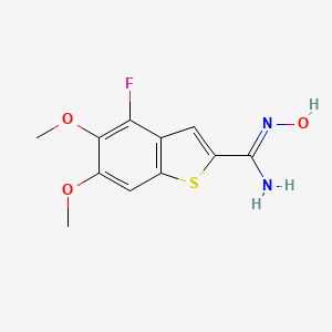 Chemical structure of Anti-Heart Failure Agent 1