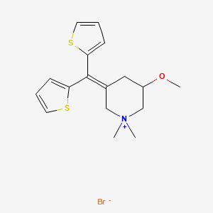Chemical structure of Timepidium Bromide