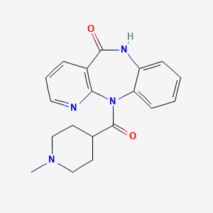 Chemical structure of Nuvenzepine