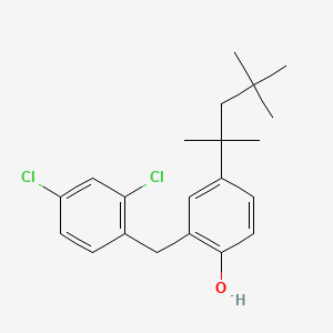 Chemical structure of Clofoctol