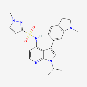 Chemical structure of GSK2795039