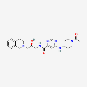 Chemical structure of Pemrametostat